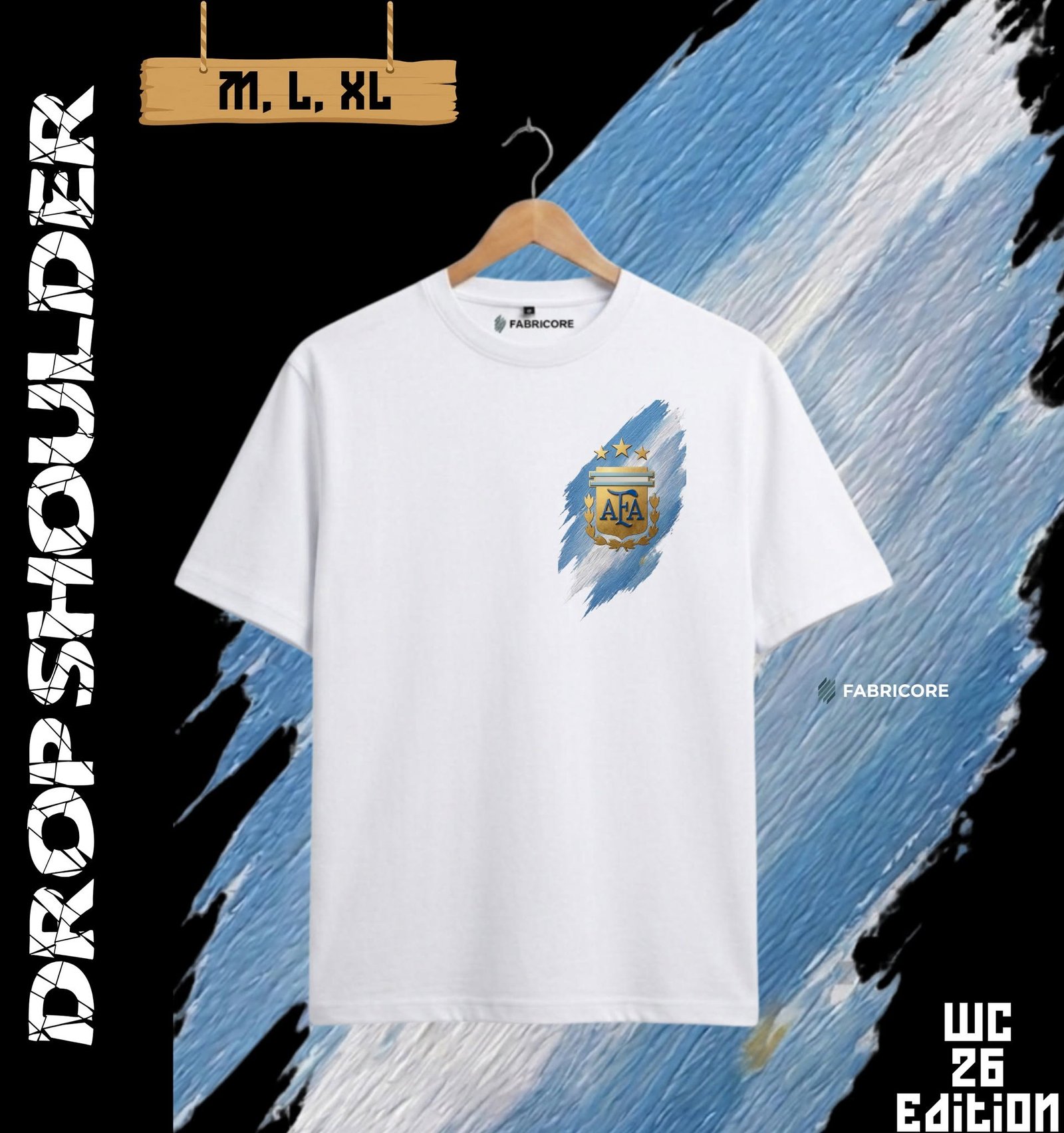 Drop Shoulder- 𝐅𝐈𝐅𝐀 𝐖𝐂 𝟐𝟔- Argentina